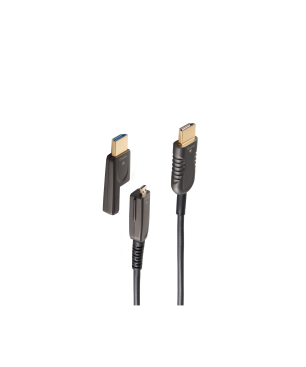 SHIVERPEAKS Optisches HDMI Verlegekabel-Set, 4K, 40,0m AOC Kabel