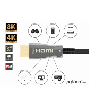 PYTHON AOC Hybrid Ultra-High-Speed HDMI® 2.1 Kabel Kabel
