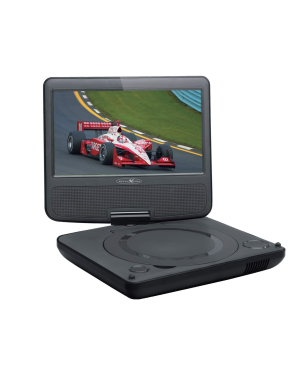 REFLEXION DVD7002 Tragbarer DVD Player, schwarz