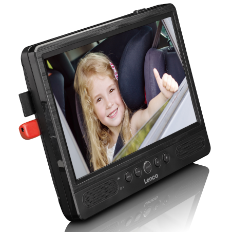 LENCO DVP-1045 Tragbarer DVD-Spieler, Schwarz