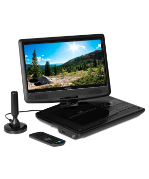 REFLEXION DVD1017 Tragbarer DVD Player, schwarz