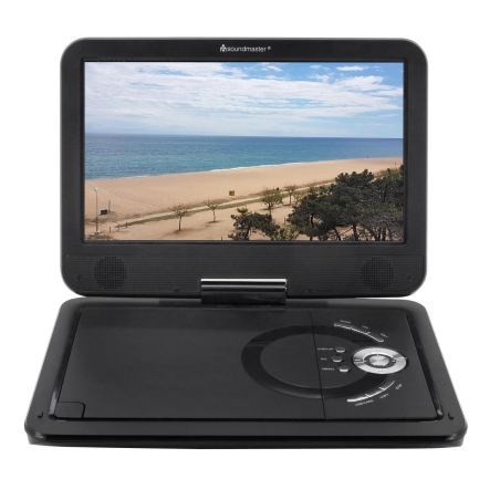 SOUNDMASTER PDB1910SW Portabler DVD Player, Schwarz