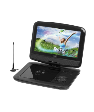 TREVI Tragbarer DVD-Player DVD-Player + Bildschirm Schwarz