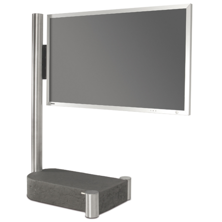 WISSMANN RAUMOBJEKTE individual art 110-2 GR.2 TV Ständer, Edelstahl