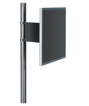 WISSMANN RAUMOBJEKTE solution art 123 Gr. 2 TV-Wandhalterung, Edelstahl