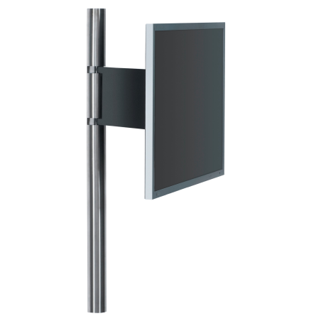 WISSMANN RAUMOBJEKTE solution art 123 Gr. 2 TV-Wandhalterung, Edelstahl