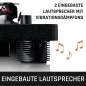 LENCO LS-50LEDBK - Eingebaute Lautsprecher - Plattenspieler Schwarz LENCO LS-50LEDBK - Eingebaute Lautsprecher - Plattenspieler Schwarz