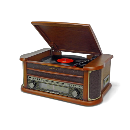 SOUNDMASTER NR 540 NOSTALGIE STEREO-MUSIKCENTER Musikcenter Holzfurnier
