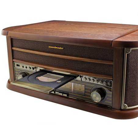 SOUNDMASTER NR 540 NOSTALGIE STEREO-MUSIKCENTER Musikcenter Holzfurnier