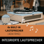 LENCO LS-440BUBG - 4 eingebaute Lautsprechern - Bluetooth Plattenspieler Blau-Taupe LENCO LS-440BUBG - 4 eingebaute Lautsprechern - Bluetooth Plattenspieler Blau-Taupe