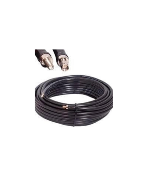 VARIA GROUP CAB-CLF400-20M-SMAM-SMAF Antennenkabel, Schwarz