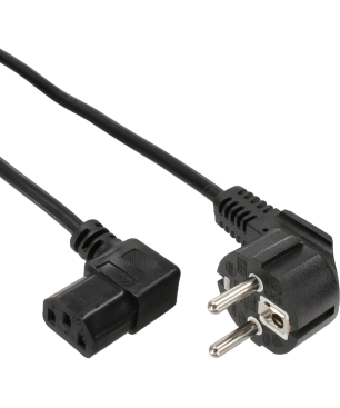 INLINE Kabel Kaltgerätekabel Deutschland/EU Stromkabel extern 3 m