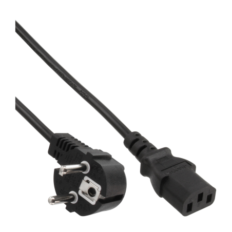 INLINE Kabel Kaltgerätekabel Deutschland/EU Stromkabel extern, Kabellänge: 1.8 m
