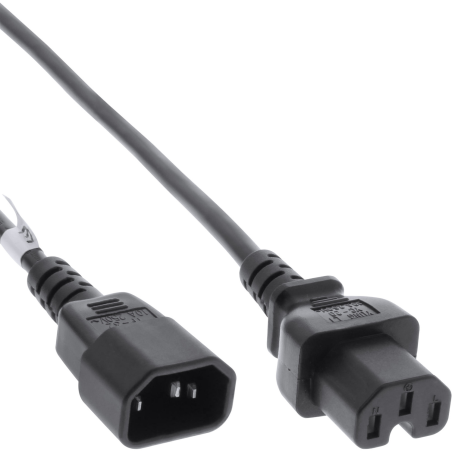INLINE Kabel Warmgerätekabel Stromkabel extern