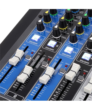 POWER DYNAMICS PDM-S1204 12-Kanal Mischpult, Schwarz