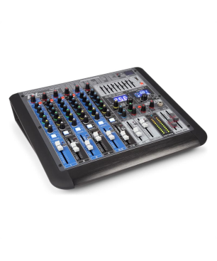 POWER DYNAMICS PDM-S804 8-Kanal Mischpult, Schwarz