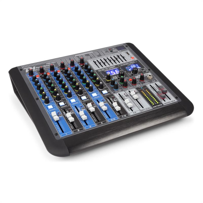 POWER DYNAMICS PDM-S804 8-Kanal Mischpult, Schwarz POWER DYNAMICS PDM-S804 8-Kanal Mischpult, Schwarz