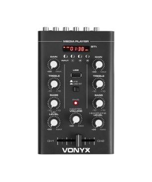 VONYX STM500BT 2-Kanal Mixer, Schwarz