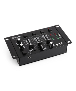 SKYTEC STM-3020B 3/2-Kanal Mischpult, Schwarz