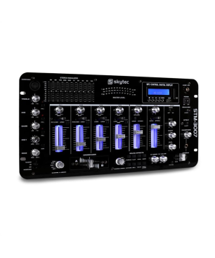 SKYTEC STM-3007 6-Kanal Mischpult, Schwarz