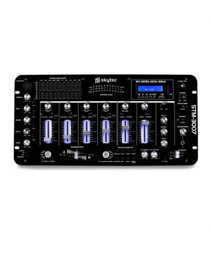 SKYTEC STM-3007 6-Kanal Mischpult, Schwarz