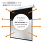 CELEXON Deckeneinbau Pro+ Deckeneinbauleinwand CELEXON Deckeneinbau Pro+ Deckeneinbauleinwand