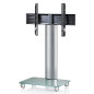 VCM Tosal TV-Standfuß Silber/Mattglas VCM Tosal TV-Standfuß Silber/Mattglas