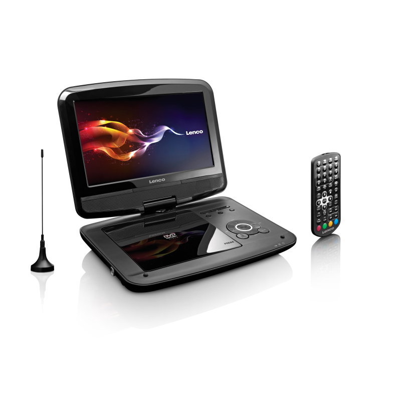 LENCO DVP-9413 Tragbarer DVD-Player, Schwarz