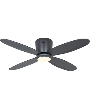 CASAFAN Eco Plano II LED Deckenventilator Grau / Silber (13 Watt, 112 cm)