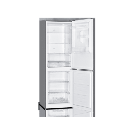 WOLKENSTEIN WKG315NF IX M Kühl-Gefrierkombination (E, 185 cm hoch, Inox)