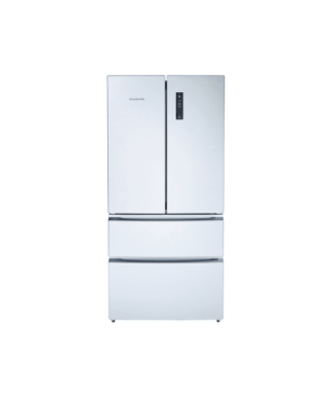 WOLKENSTEIN WFD540NF SI Kühlgefrierkombination (F, 182 cm hoch, Silber)