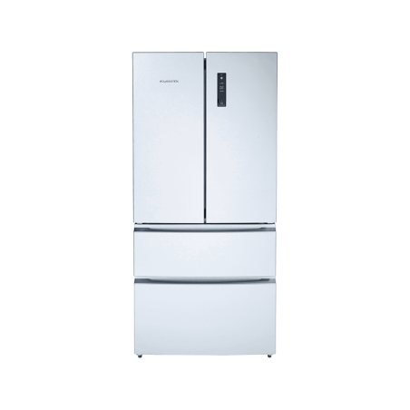 WOLKENSTEIN WFD540NF SI Kühlgefrierkombination (F, 182 cm hoch, Silber)