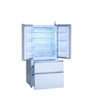 WOLKENSTEIN WFD540NF SI Kühlgefrierkombination (F, 182 cm hoch, Silber)