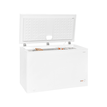 XQUISIT GT320-030D weiss Gefriertruhe (D, 232,50 kWh/Jahr, 300 Liter, 850 mm hoch)