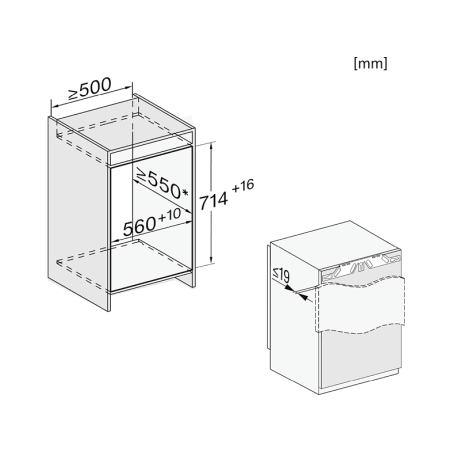 MIELE FNS 7040 E Gefrierschrank (E, 712 mm hoch)