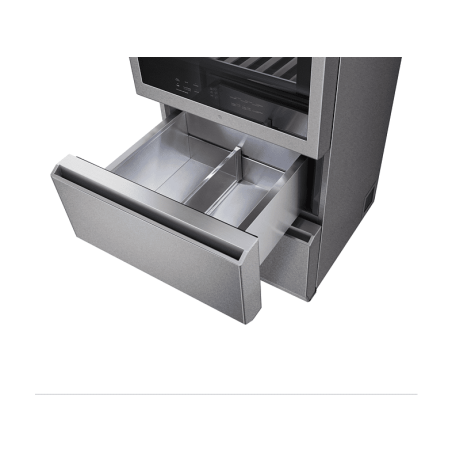 G SIGNATURE LSR200W Weinkühlschrank/Kühlgefrierkombination (EEK E, Edelstahl)