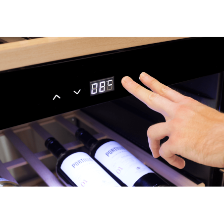 CASO 729 WineExclusive 126 Smart Weinkühlschrank (EEK G, Schwarz)