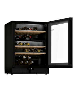 BOSCH KWK16ABGA Weinklimaschrank (EEK G, Schwarz)