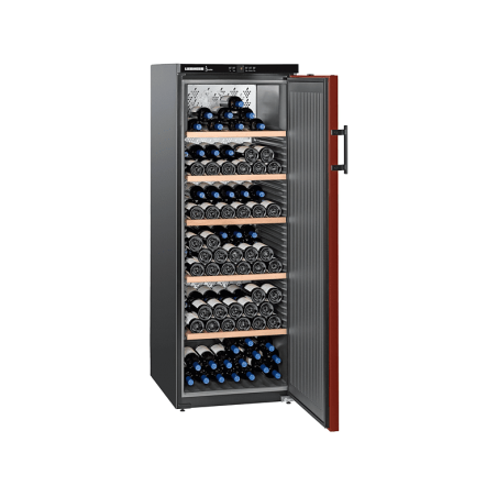 LIEBHERR WKr 4211-22 Weinklimaschrank (EEK F, Schwarz/Bordeauxrot)