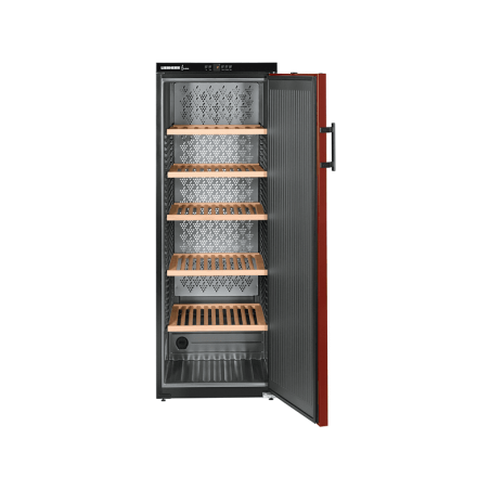 LIEBHERR WKr 4211-22 Weinklimaschrank (EEK F, Schwarz/Bordeauxrot)