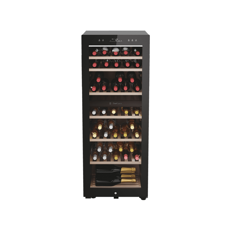 HAIER HWS77GDAU1 Weinklimaschrank (EEK G, Schwarz) HAIER HWS77GDAU1 Weinklimaschrank (EEK G, Schwarz)