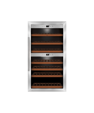 CASO 660 WineComfort 66 Weinklimaschrank (EEK G, Schwarz)