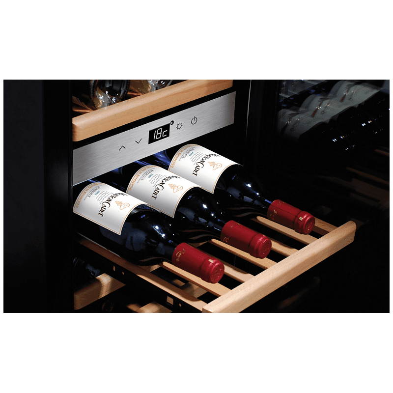 CASO 650 WineComfort 38 Weinklimaschrank (EEK G, Silber) CASO 650 WineComfort 38 Weinklimaschrank (EEK G, Silber)