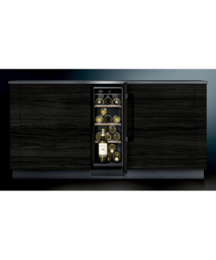 SIEMENS KU20WVHF0 Weinklimaschrank (EEK F, Schwarz)