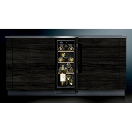 SIEMENS KU20WVHF0 Weinklimaschrank (EEK F, Schwarz)
