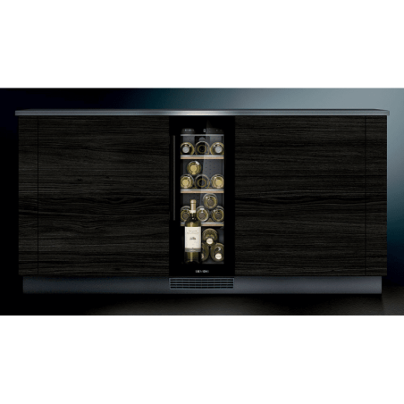 SIEMENS KU20WVHF0 Weinklimaschrank (EEK F, Schwarz)
