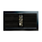 SIEMENS KU20WVHF0 Weinklimaschrank (EEK F, Schwarz)