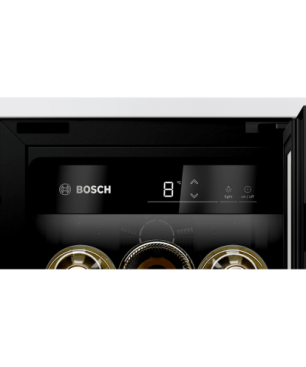 BOSCH KUW20VHF0 Weinklimaschrank (EEK F, Schwarz)