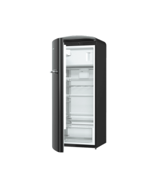GORENJE ORB153BK-L Retro Collection Kühlschrank (E, 1540 mm hoch, Schwarz)