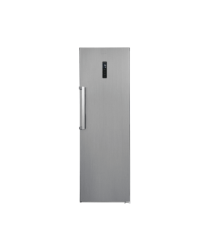EXQUISIT KS360-V-HE-040E inoxlook Kühlschrank (118,00 kWh/Jahr, E, 1850 mm hoch, Edelstahloptik)